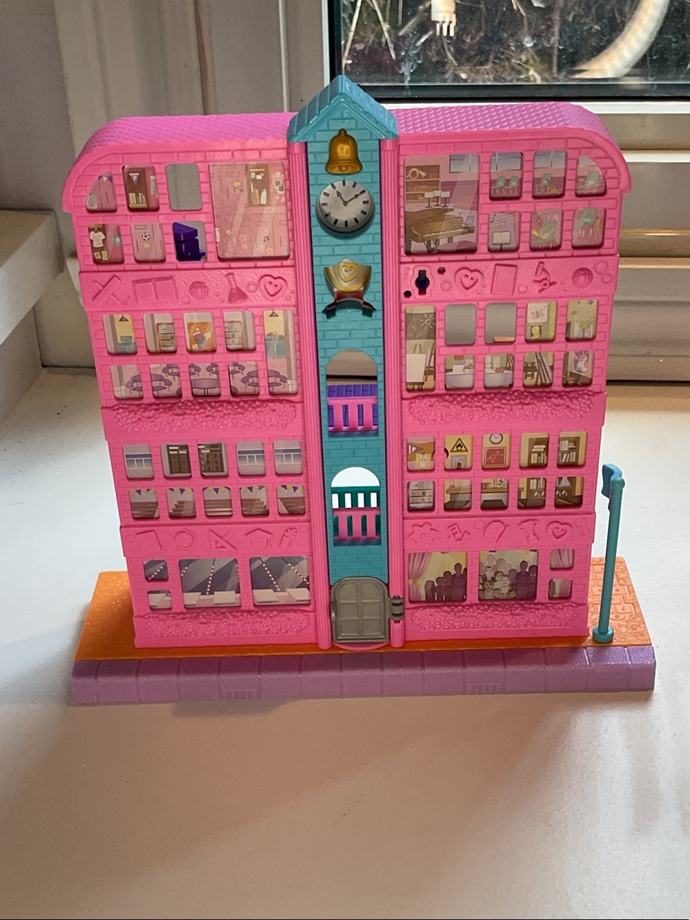 Pink Playset Dollhouse Building Kids Action Playset